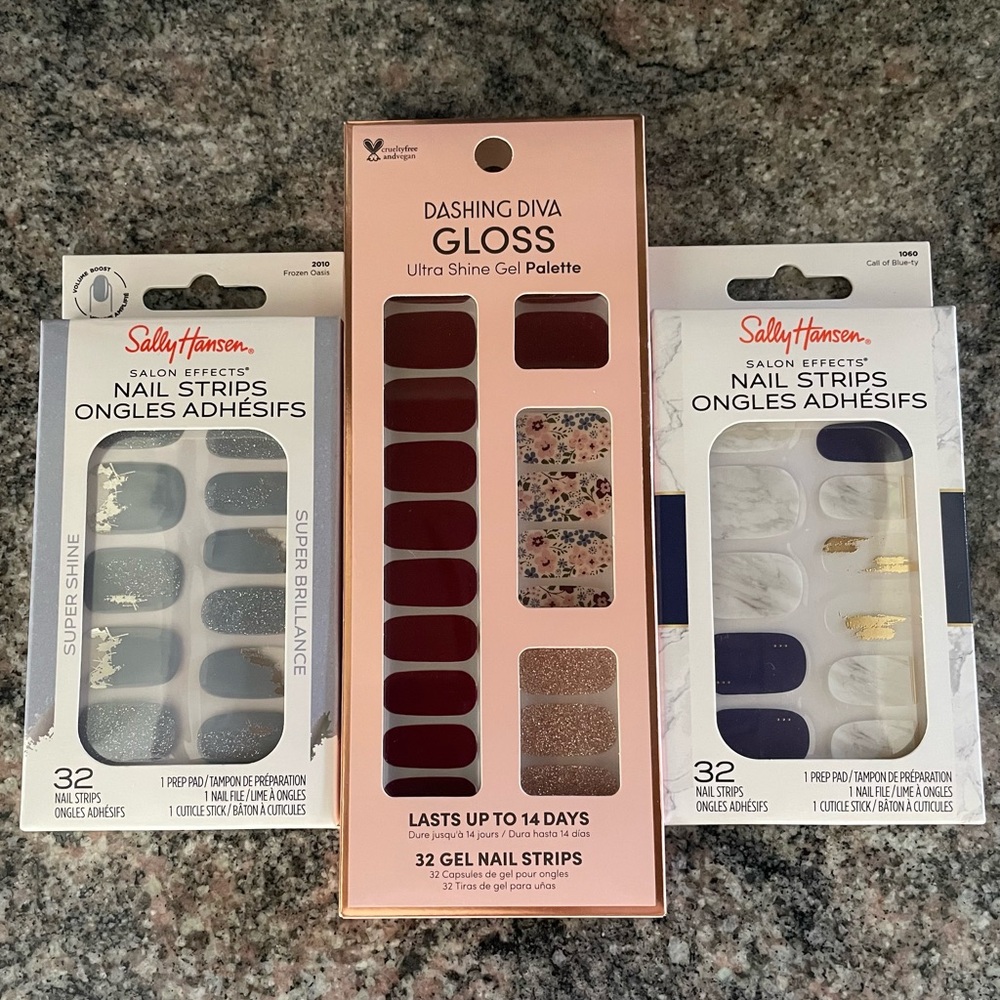 Sally Hansen & Dashing Divas Gel Nail Strips